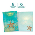 Load image into Gallery viewer, The cover and inside of Tree-Free’s Not All Stars Belong card, along with the following text: “6 greeting cards, 6 matching envelopes”
