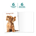Load image into Gallery viewer, The cover and inside of Tree-Free’s Music In My Heart card, along with the following text: “6 greeting cards, 6 matching envelopes”