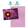 Load image into Gallery viewer, The cover and inside of Tree-Free’s Tears Are Words card, along with the following text: “6 greeting cards, 6 matching envelopes”