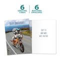 Load image into Gallery viewer, The cover and inside of Tree-Free’s Life is a Highway card, along with the following text: “6 greeting cards, 6 matching envelopes”