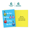 Load image into Gallery viewer, The cover and inside of Tree-Free’s One Wish card, along with the following text: “6 greeting cards, 6 matching envelopes”