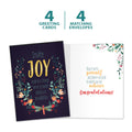 Load image into Gallery viewer, The cover and inside of Tree-Free’s True to Yourself card, along with the following text: “4 greeting cards, 4 matching envelopes”