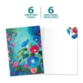 Load image into Gallery viewer, The cover and inside of Tree-Free’s Simply the Best card, along with the following text: “6 greeting cards, 6 matching envelopes”