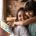 Load image into Gallery viewer, The cover and inside of Tree-Free’s Cumpleanos Rainbow card, along with the following text: “6 greeting cards, 6 matching envelopes”