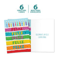 Load image into Gallery viewer, Lifestyle image(s) featuring Tree-Free’s Feliz Cake card
