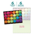 Load image into Gallery viewer, Lifestyle image(s) featuring Tree-Free’s Feliz Cupcakes card