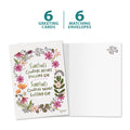 Load image into Gallery viewer, The cover and inside of Tree-Free’s Courage Means card, along with the following text: “6 greeting cards, 6 matching envelopes”