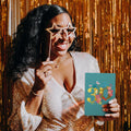 Load image into Gallery viewer, Lifestyle image(s) featuring Tree-Free’s Joyful 30 card