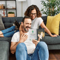 Load image into Gallery viewer, Lifestyle image(s) featuring Tree-Free’s Golden Celebration card