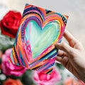 Load image into Gallery viewer, Lifestyle image(s) featuring Tree-Free’s Artful Heart card