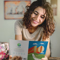 Load image into Gallery viewer, Lifestyle image(s) featuring Tree-Free’s Good Times 40 card