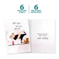 Load image into Gallery viewer, The cover and inside of Tree-Free’s Have a Blast card, along with the following text: “6 greeting cards, 6 matching envelopes”