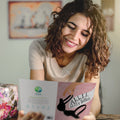 Load image into Gallery viewer, Lifestyle image(s) featuring Tree-Free’s Letting Loose card