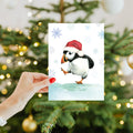 Load image into Gallery viewer, Lifestyle image(s) featuring Tree-Free’s Puffin Dance card