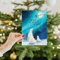 Load image into Gallery viewer, Lifestyle image(s) featuring Tree-Free’s Polar Bear Wonder card
