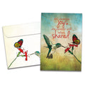Load image into Gallery viewer, The cover of Tree-Free's Sweetest Joys Wife card, along with its matching envelope.