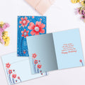 Load image into Gallery viewer, The inside of Tree-Free’s Beautiful With You Wife card, with the cover and envelope in the background.