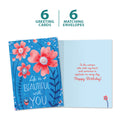 Load image into Gallery viewer, The cover and inside of Tree-Free’s Beautiful With You Wife card, along with the following text: “6 greeting cards, 6 matching envelopes”