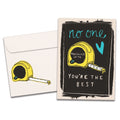 Load image into Gallery viewer, The cover of Tree-Free's Got It Nailed Husband card, along with its matching envelope.