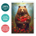 Load image into Gallery viewer, Floral Heart Bear