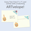 Load image into Gallery viewer, Floral Dreidel