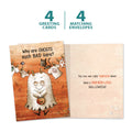 Load image into Gallery viewer, The cover and inside of Tree-Free’s Faboolous card, along with the following text: “4 greeting cards, 4 matching envelopes”