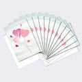 Load image into Gallery viewer, Heart Balloons 12 Pack Notecards