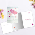 Load image into Gallery viewer, Heart Balloons 12 Pack Notecards