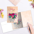 Load image into Gallery viewer, Floral Bouquet Elephant 12 Pack Notecards