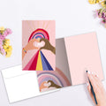 Load image into Gallery viewer, Heart Rainbow 12 Pack Notecards
