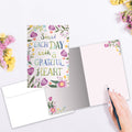 Load image into Gallery viewer, Grateful Heart Floral 12 Pack Notecards