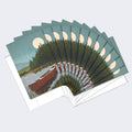Load image into Gallery viewer, Canoe With Moon Boxed 12 Pack Notecards