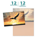 Load image into Gallery viewer, Eagle Soaring Boxed 12 Pack Notecards