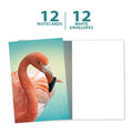 Load image into Gallery viewer, Deco Flamingo Boxed 12 Pack Notecards