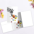 Load image into Gallery viewer, Checking in Giraffe 12 Pack Notecards