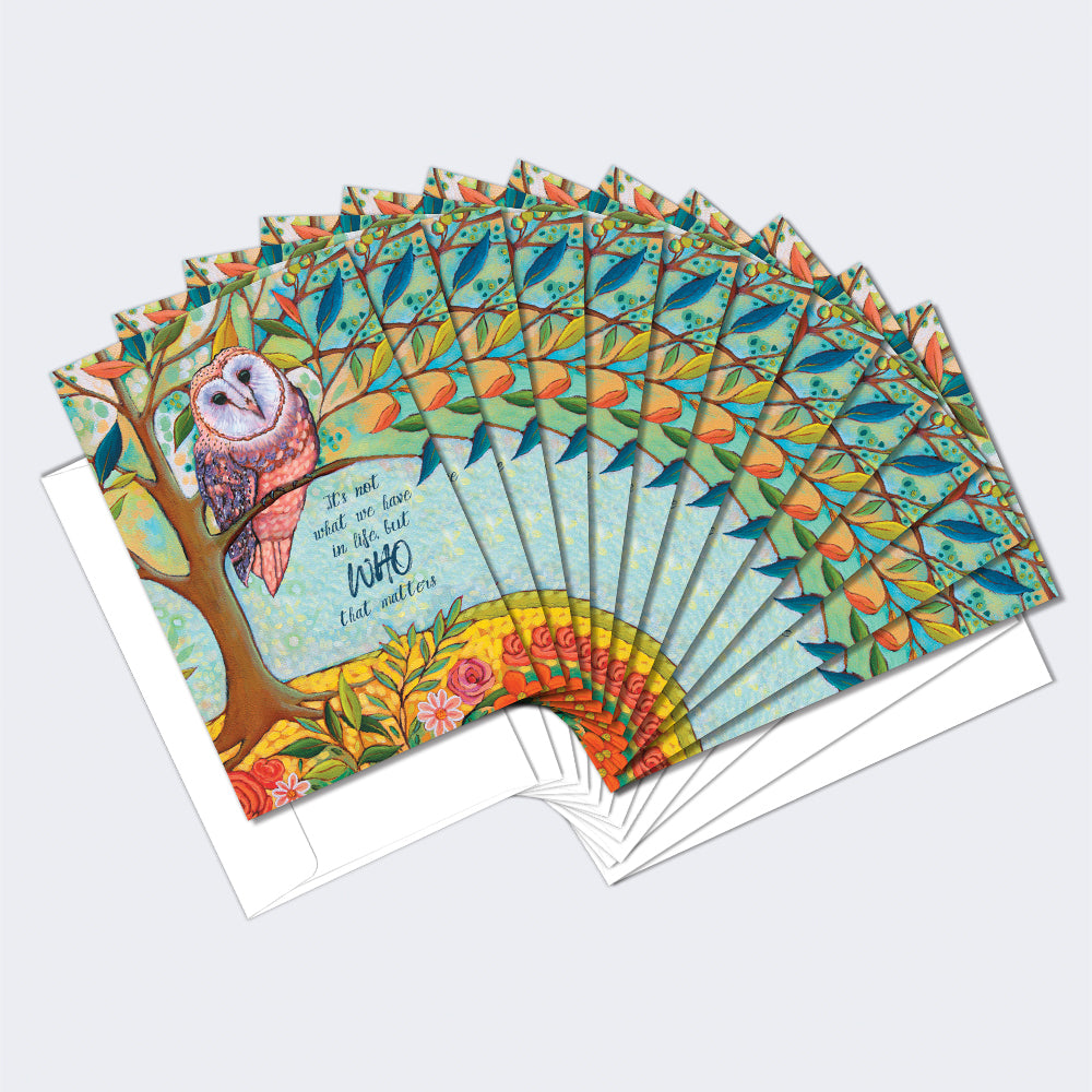 Owl Matters 12 Pack Notecards