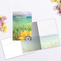 Load image into Gallery viewer, Delight Sunflower 12 Pack Notecards