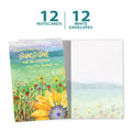 Load image into Gallery viewer, Delight Sunflower 12 Pack Notecards