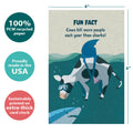 Load image into Gallery viewer, Cow Shark Fun Fact 12 Pack Notecards