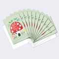 Load image into Gallery viewer, Mushroom House 12 Pack Notecards
