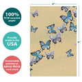 Load image into Gallery viewer, Blue Butterflies in Flight Boxed 12 Pack Notecards