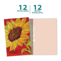 Load image into Gallery viewer, Sunflower Prima Donna Boxed 12 Pack Notecards