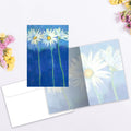 Load image into Gallery viewer, Daisies on Blue Boxed 12 Pack Notecards