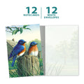 Load image into Gallery viewer, Morning Bluebirds 12 Pack Notecards