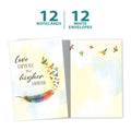 Load image into Gallery viewer, Higher Feather 12 Pack Notecards