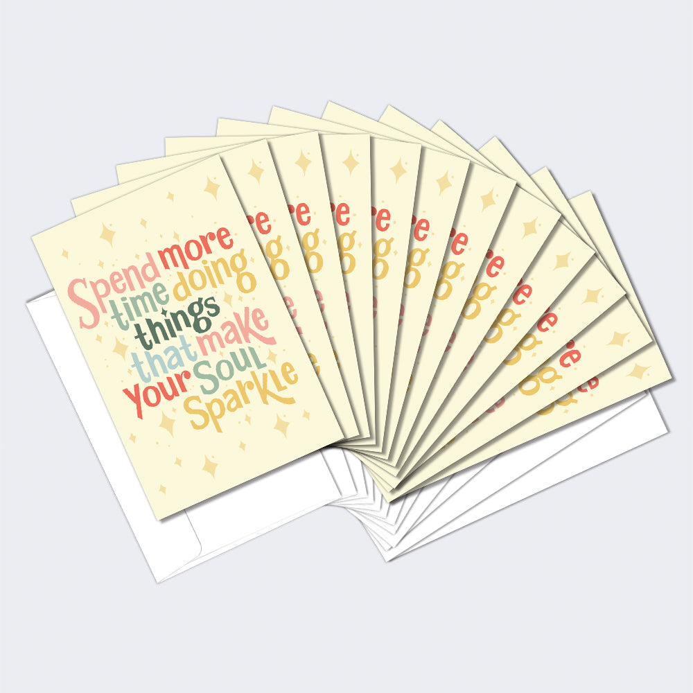 Soul Sparkle 12 Pack Notecards