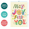 Load image into Gallery viewer, May Joy Find You 12 Pack Notecards