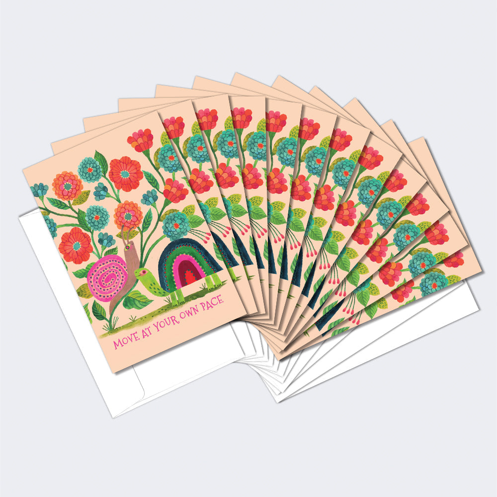 Your Own Pace 12 Pack Notecards