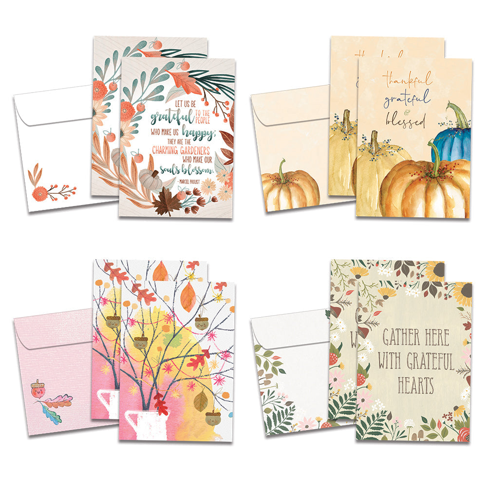 Watercolor Thanksgiving 8 Pack