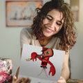 Load image into Gallery viewer, Lifestyle image(s) featuring Tree-Free’s Rock Lobster card